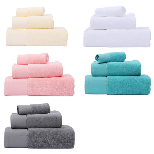 Luxury Cotton Bath Towel Set – Soft, Absorbent & Gift-Ready!  Cotton